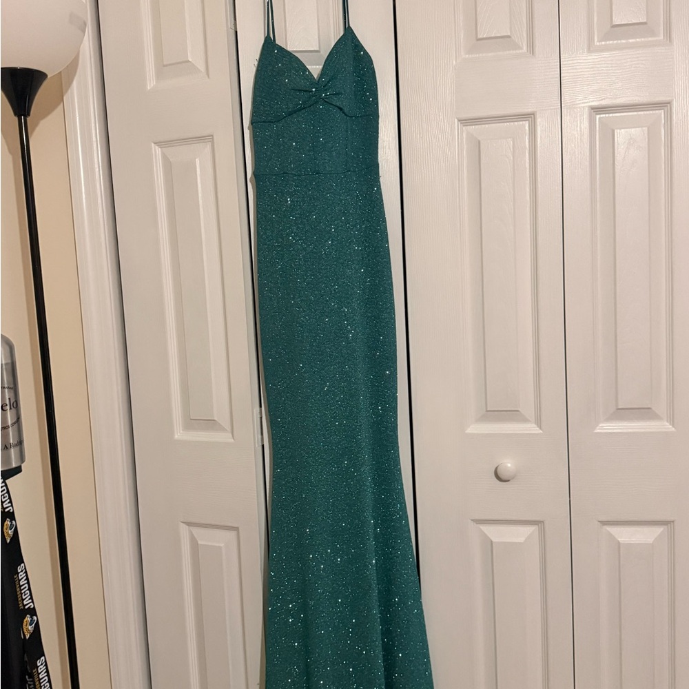 Windsor Sparkling Teal Maxi Dress